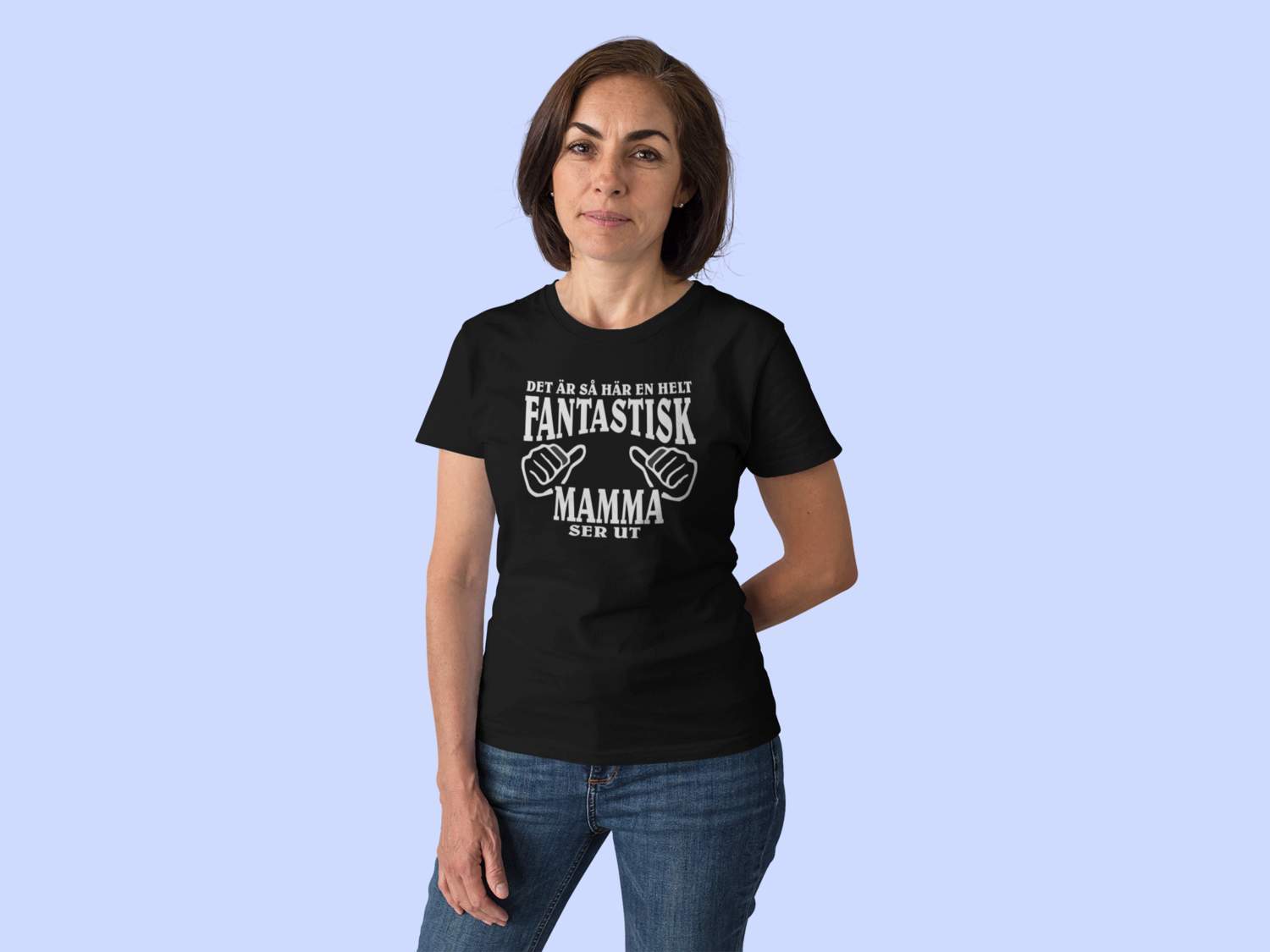 Mamma T-shirt  - Det är så här en helt fantastisk Mamma ser ut - Highstreet.se
