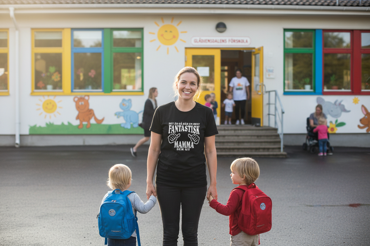 Mamma T-shirt & mugg paket -  Fantastisk Mamma ser ut