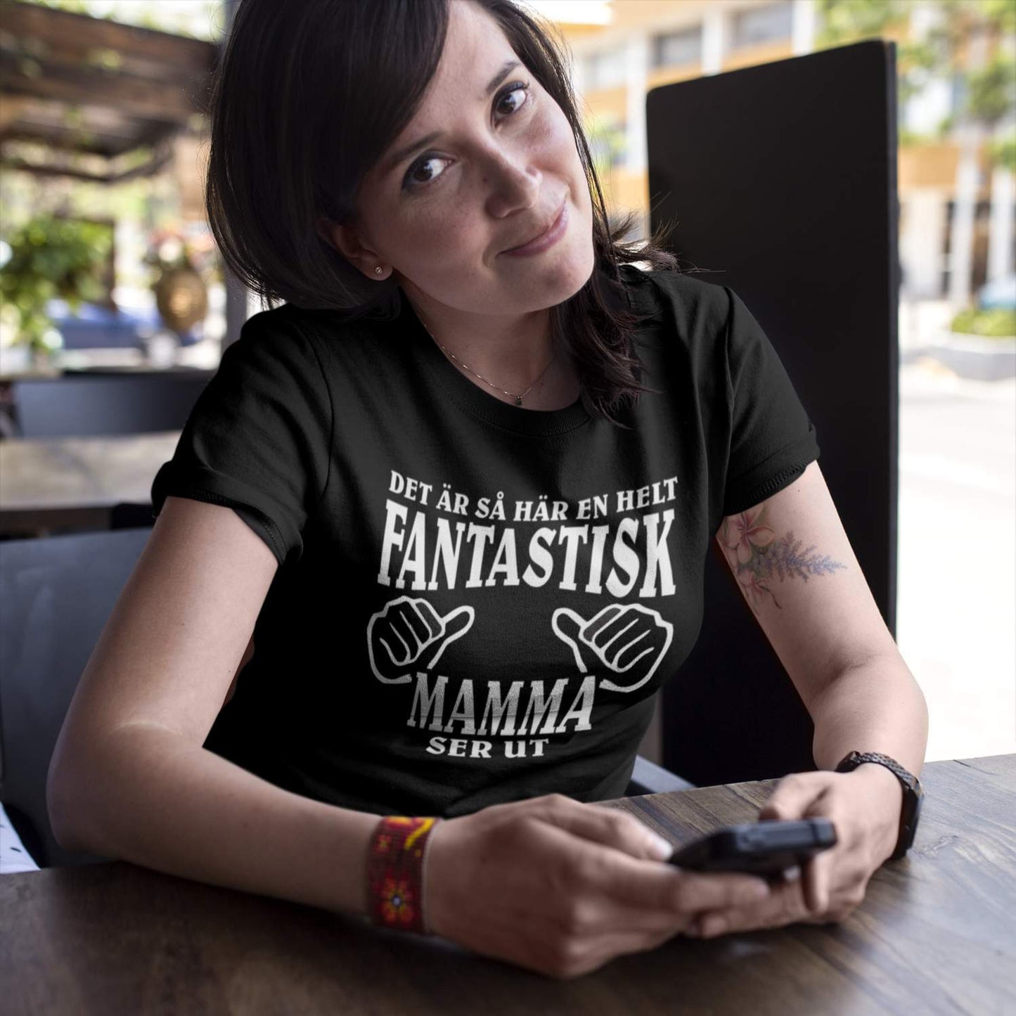 Mamma T-shirt & mugg paket -  Fantastisk Mamma ser ut