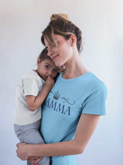 Mamma t-shirt - flera färger - Krona design