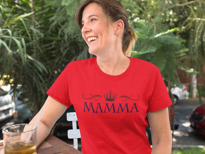Mamma t-shirt - flera färger - Krona design