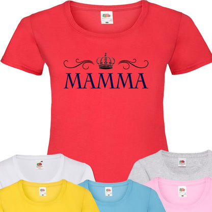 Mamma t-shirt - flera färger - Krona design