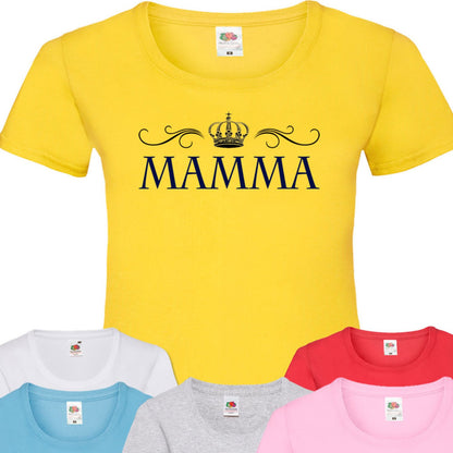 Mamma t-shirt - flera färger - Krona design