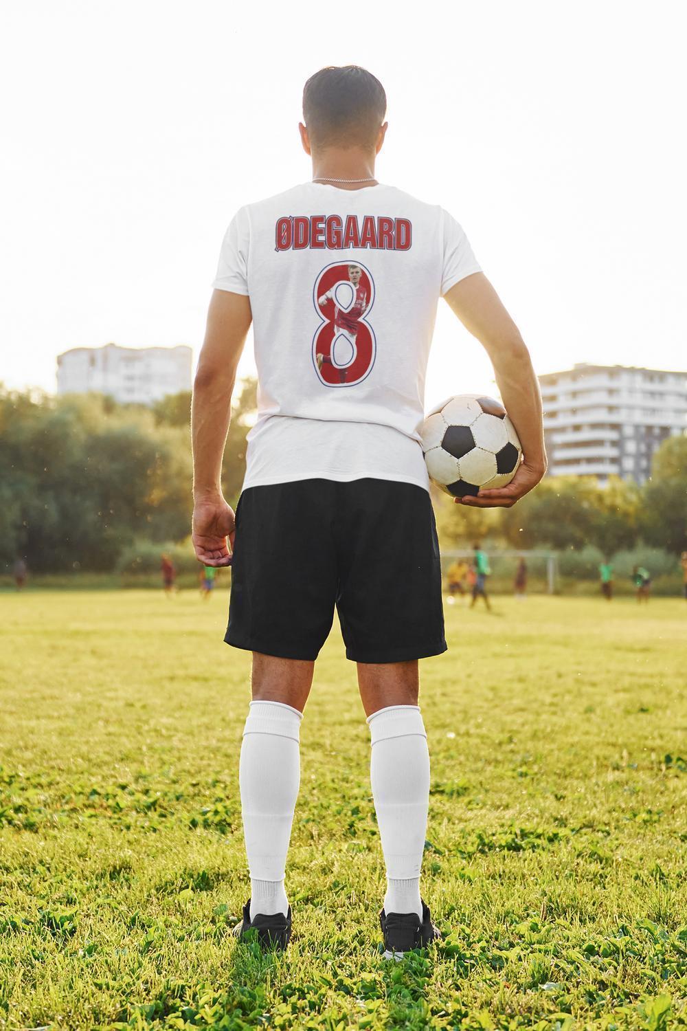 Martin Ødegaard Arsenal Norge spelare t-shirt sportströja