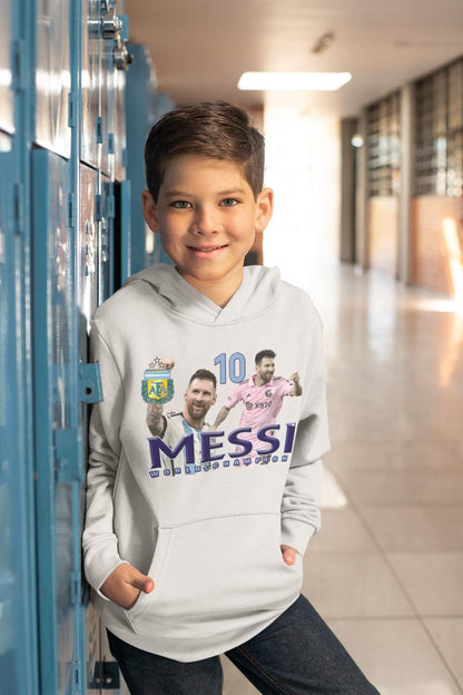 Messi Huvtröja Ask Hoodie Argentina Miami