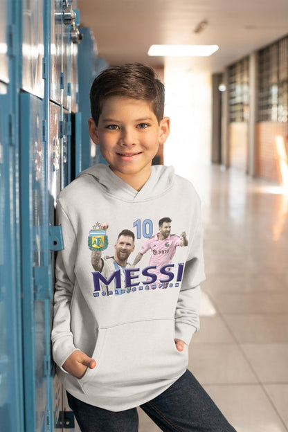 Messi Huvtröja Ask Hoodie Argentina Miami
