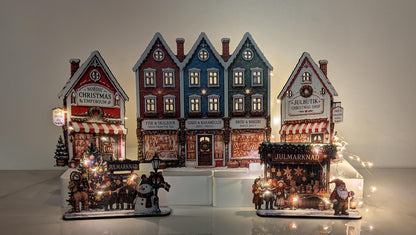 Nordic Street julby – LED-förberedd skandinavisk juldekoration, upp till 72 cm