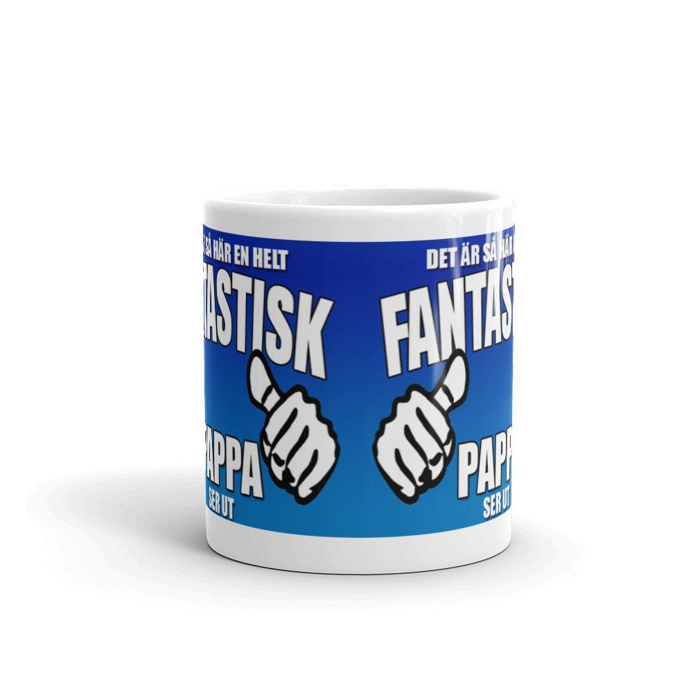 Pappa mugg med tryck : Hur en helt fantastisk Pappa ser ut