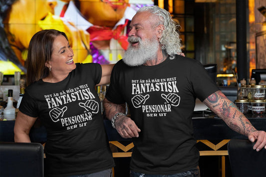 Pensionär T-shirt – “Det är så här en helt fantastisk pensionär ser ut”