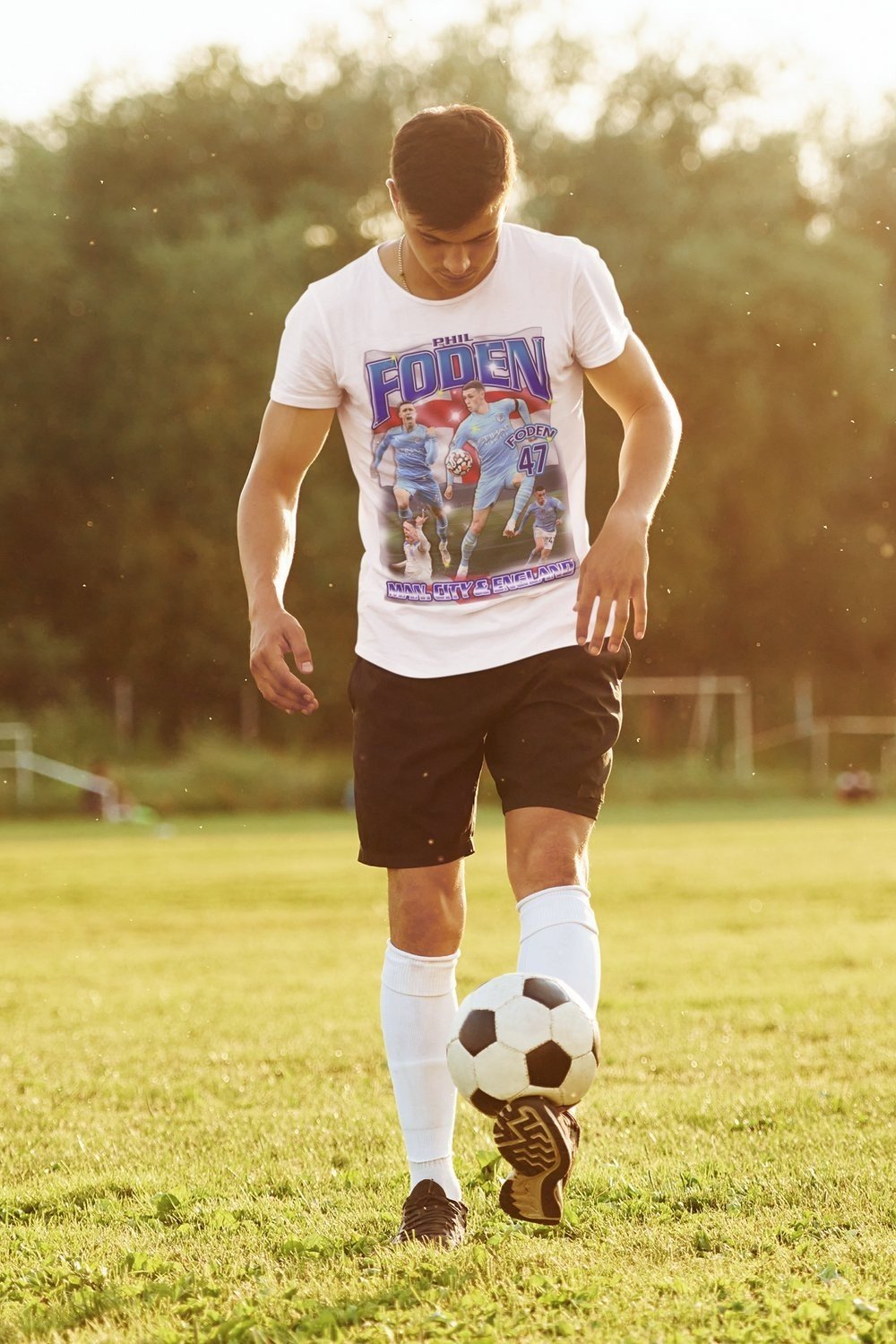 Phil Foden spelare t-shirt sportströja England  Man. city