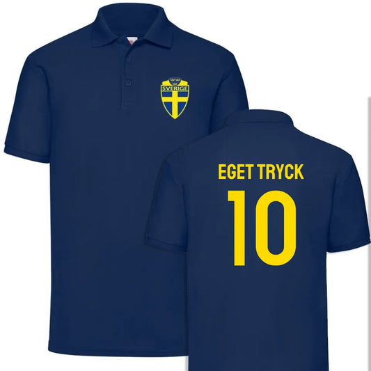Piketröja_sverige_eget_tryck_namn_nummer_sportströja