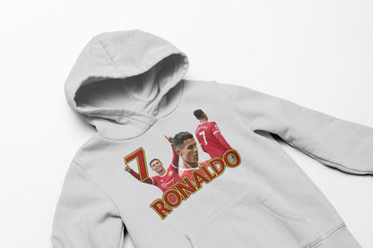 Ronaldo Huvtröja  Ask Hoodie retur till Manchester United