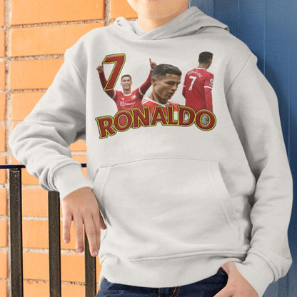 Ronaldo Huvtröja  Ask Hoodie retur till Manchester United