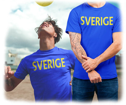 Sverige blå t-shirt