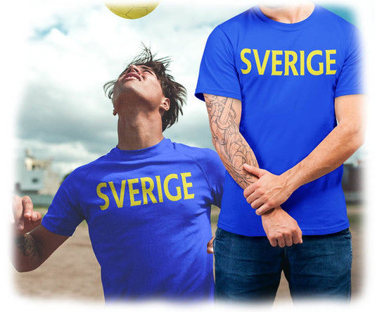Sverige blå t-shirt