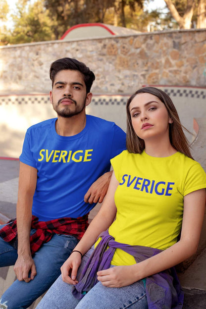 Sverige blå t-shirt