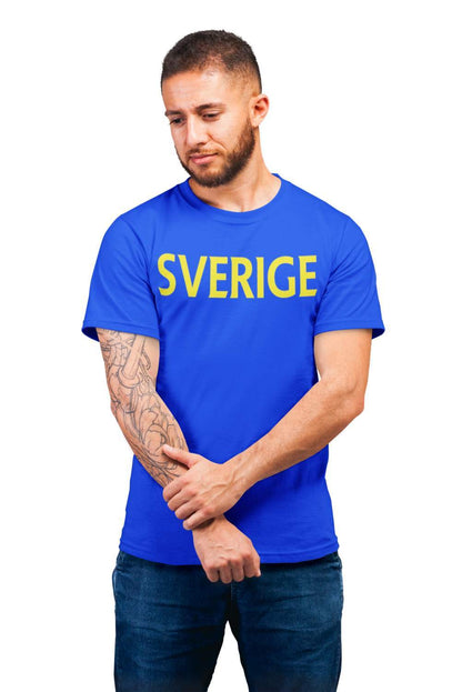 Sverige blå t-shirt