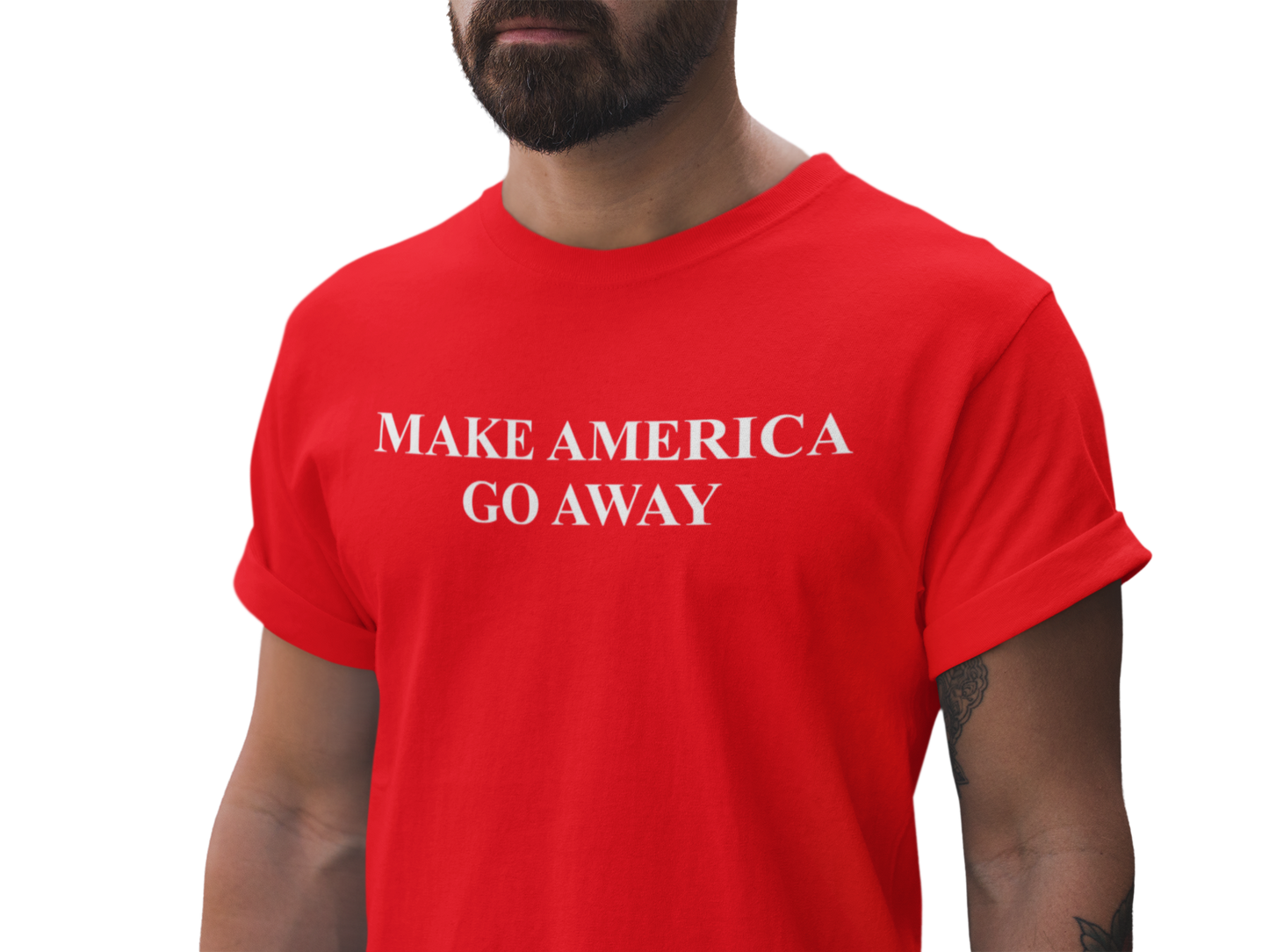 MAGA - Röd t-shirt – Make America Go Away