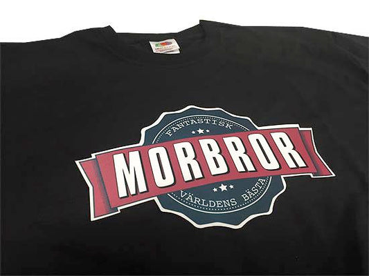 T-shirt med Morbror vintage stil färg tryck
