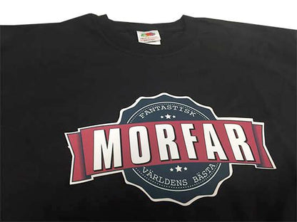 T-shirt med Morfar vintage stil färg tryck