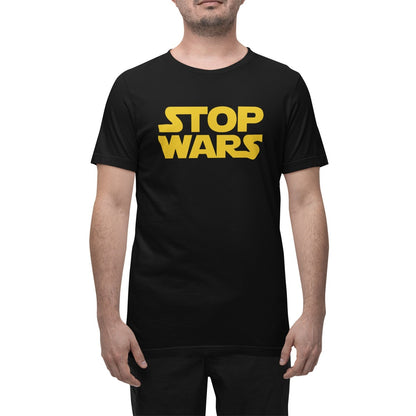 T-shirt med Stop Wars design