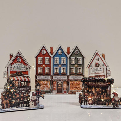 Nordic Street julby – LED-förberedd skandinavisk juldekoration, upp till 72 cm