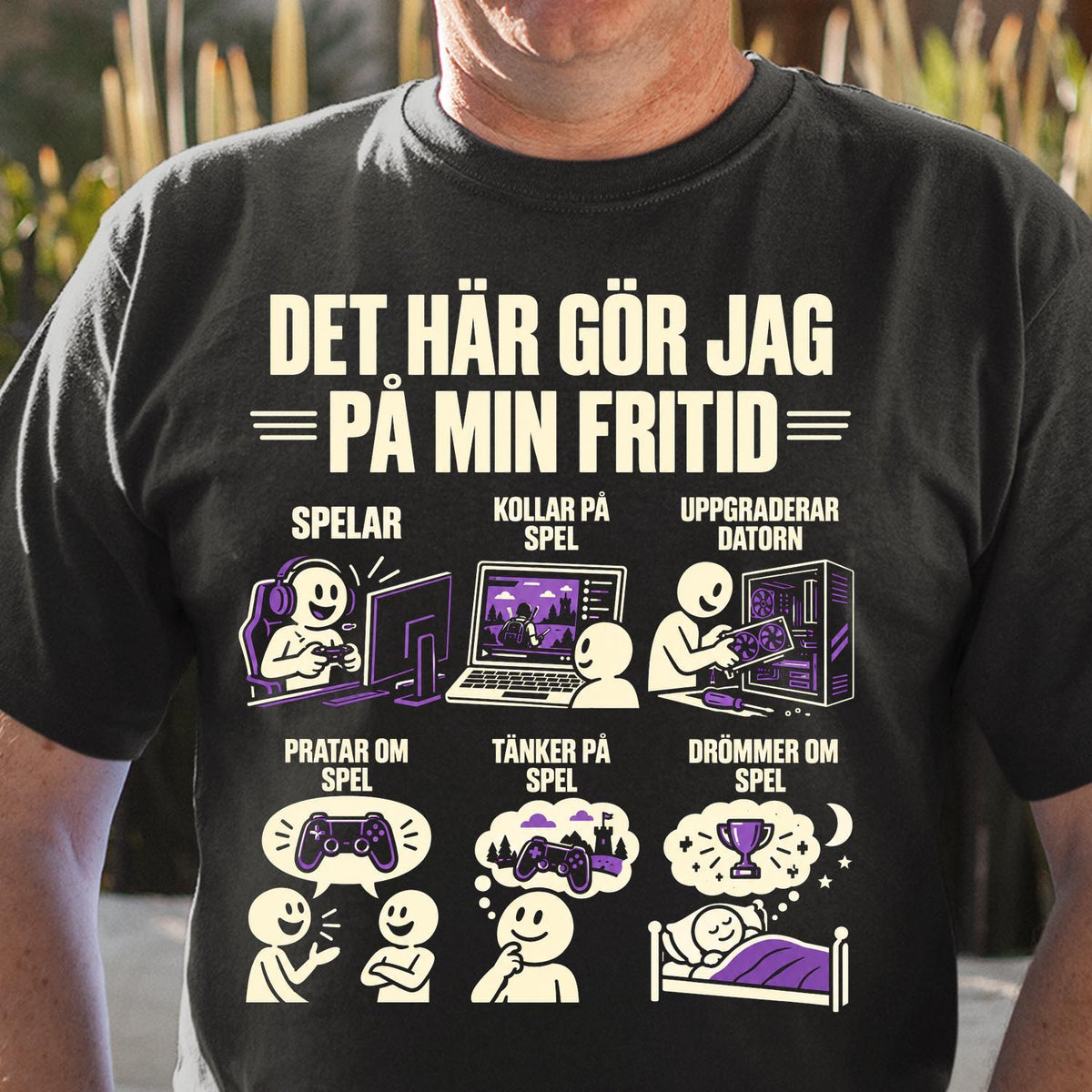 Körsång T-shirt - Det här gör jag på min fritid - Present till körsångare