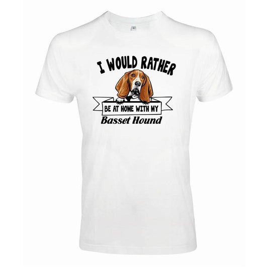 Basset hound Kikande hund t-shirt - Rather be with... - Highstreet.se