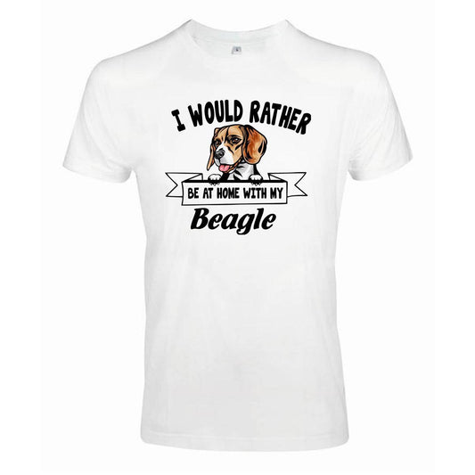 Beagle Kikande hund t-shirt - Rather be with... - Highstreet.se
