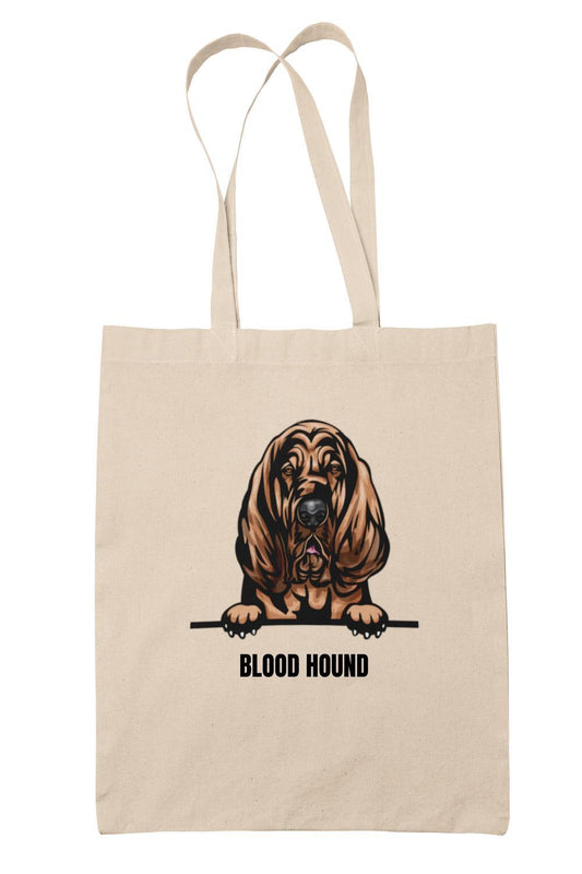 Blood hound tygkasse hund shopping väska Tote bag