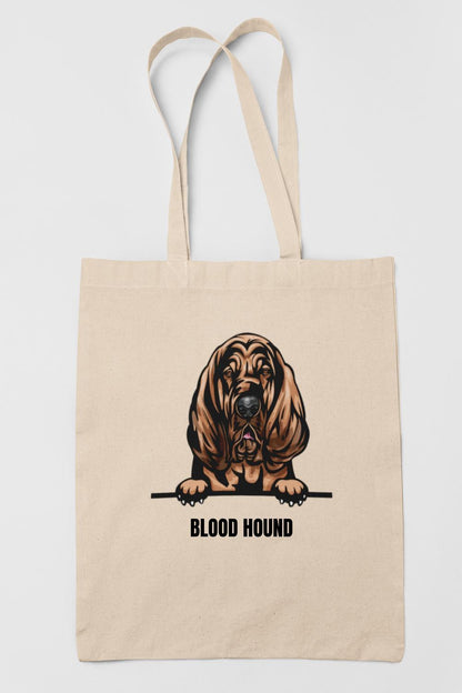 Blood hound tygkasse hund shopping väska Tote bag