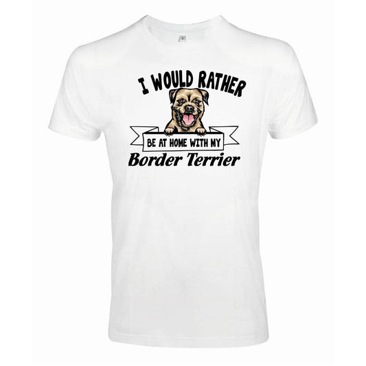 Border Terrier Kikande hund t-shirt - Rather be with... - Highstreet.se