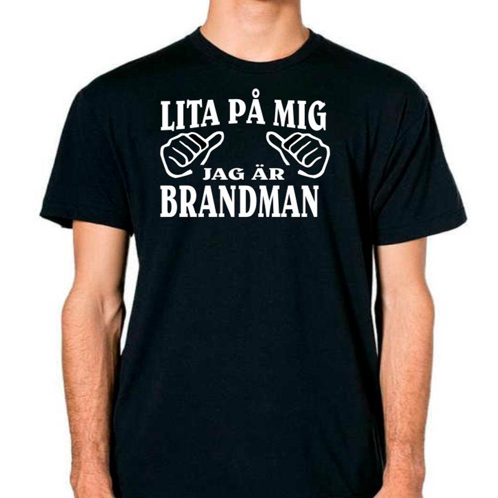 Brandman T-shirt  - Lita på mig jag är Brandman - Highstreet.se