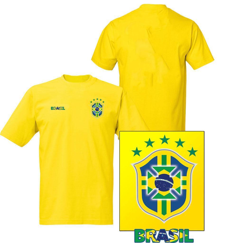 Brasil tröja med tryck