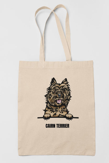Cairn Terrier tote bag dog breed shopping bag