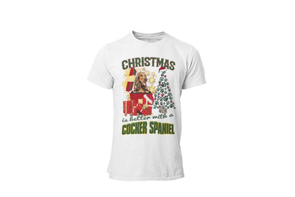 Cocker Spaniel Jul  hund  t-shirt - Highstreet.se