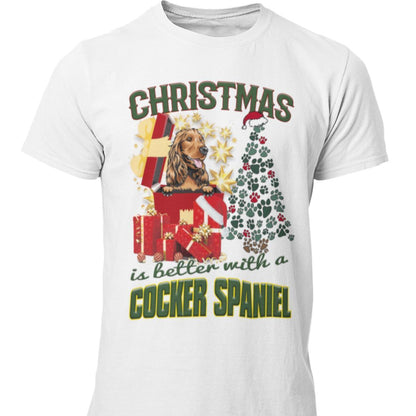 Cocker Spaniel Jul  hund  t-shirt - Highstreet.se