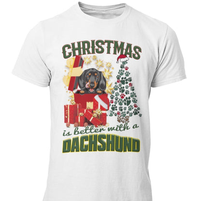 Dachshund t-shirt Jul hund t-shirt christmas jumpers stil tax - Highstreet.se