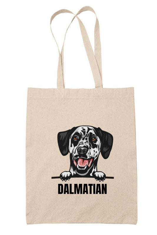 Dalmatian tygkasse hund shopping väska Tote bag Dalmatiner