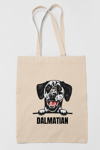 Dalmatian tygkasse hund shopping väska Tote bag Dalmatiner