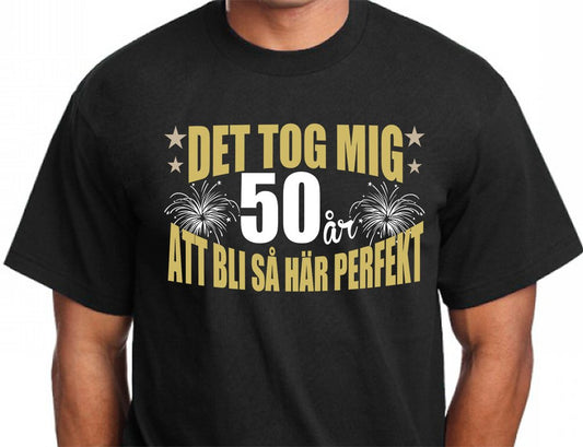 födelseår 50år  t-shirt