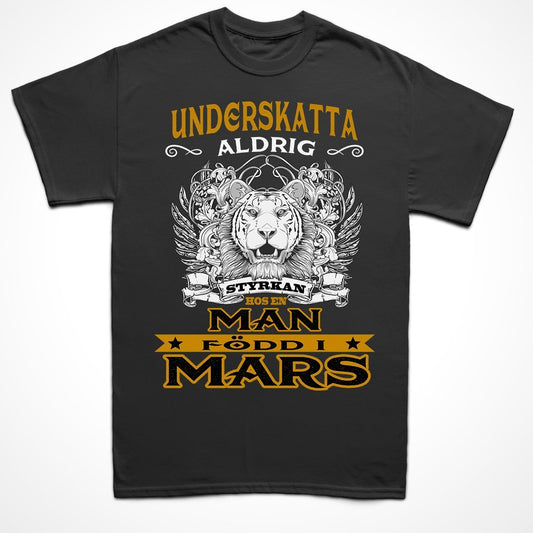 Födelsemånad T-shirt  - perfekt present - född i mars - Highstreet.se