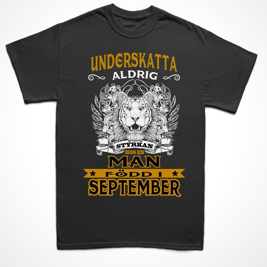 Födelsemånad T-shirt  - perfekt present - född i september - Highstreet.se