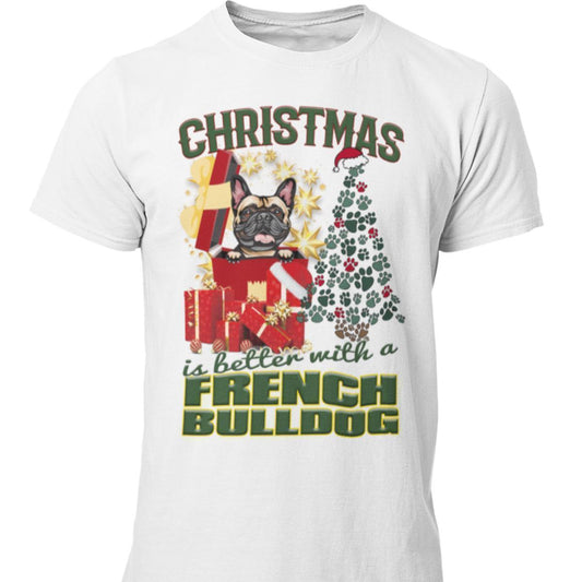 French Bulldog Jul  hund  t-shirt - Highstreet.se