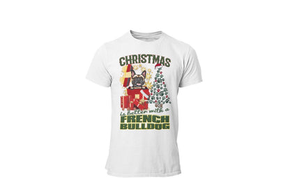 French Bulldog Jul  hund  t-shirt - Highstreet.se