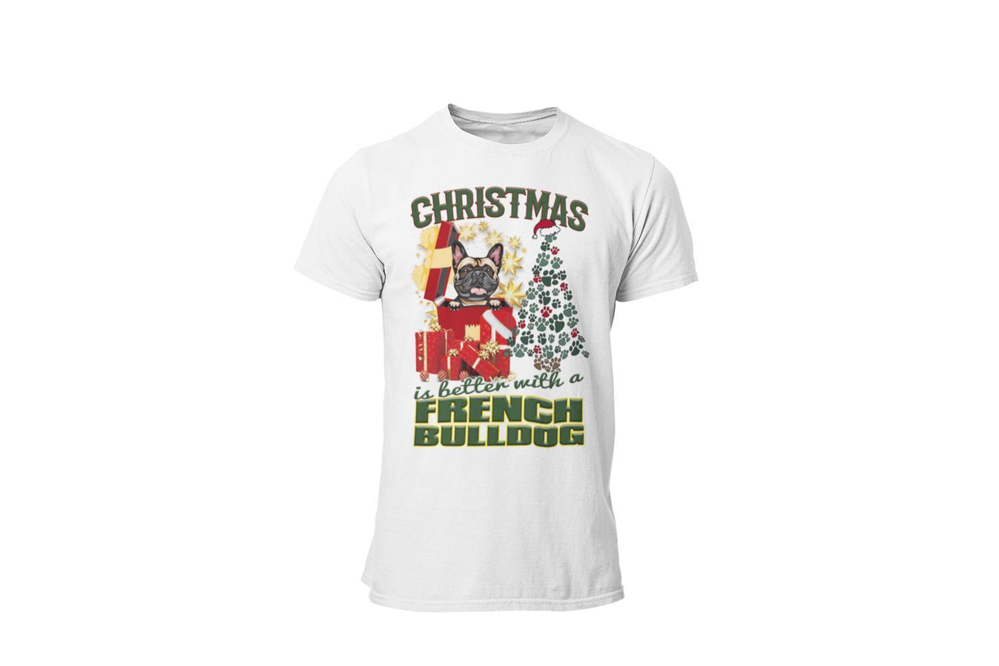 French Bulldog Jul  hund  t-shirt - Highstreet.se