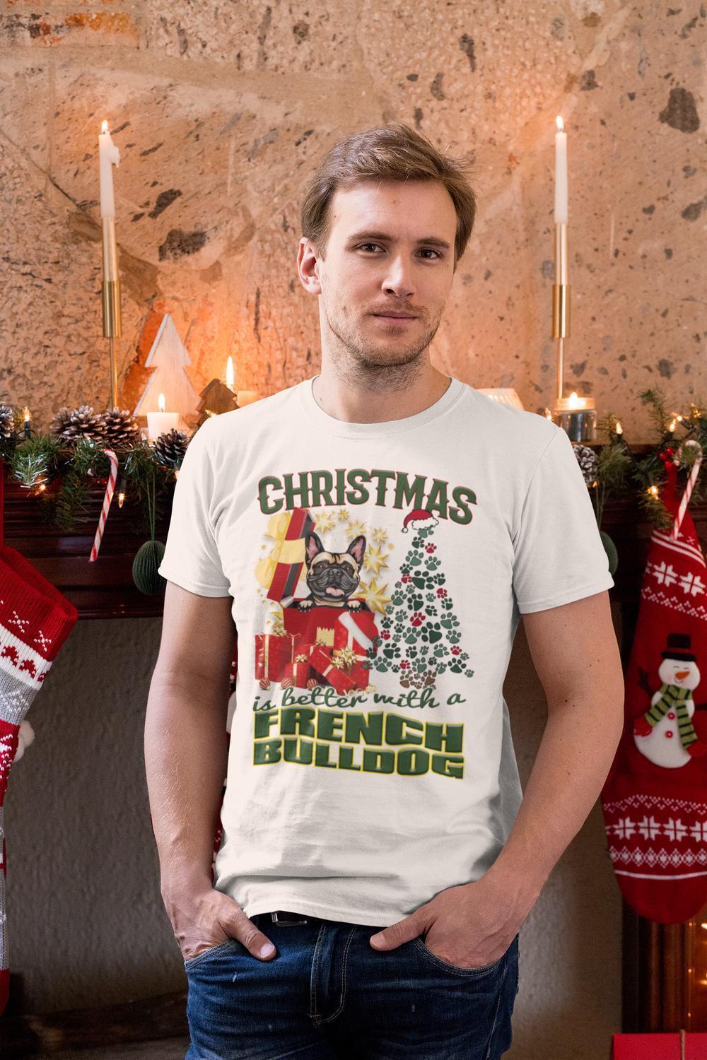 French Bulldog Jul  hund  t-shirt - Highstreet.se