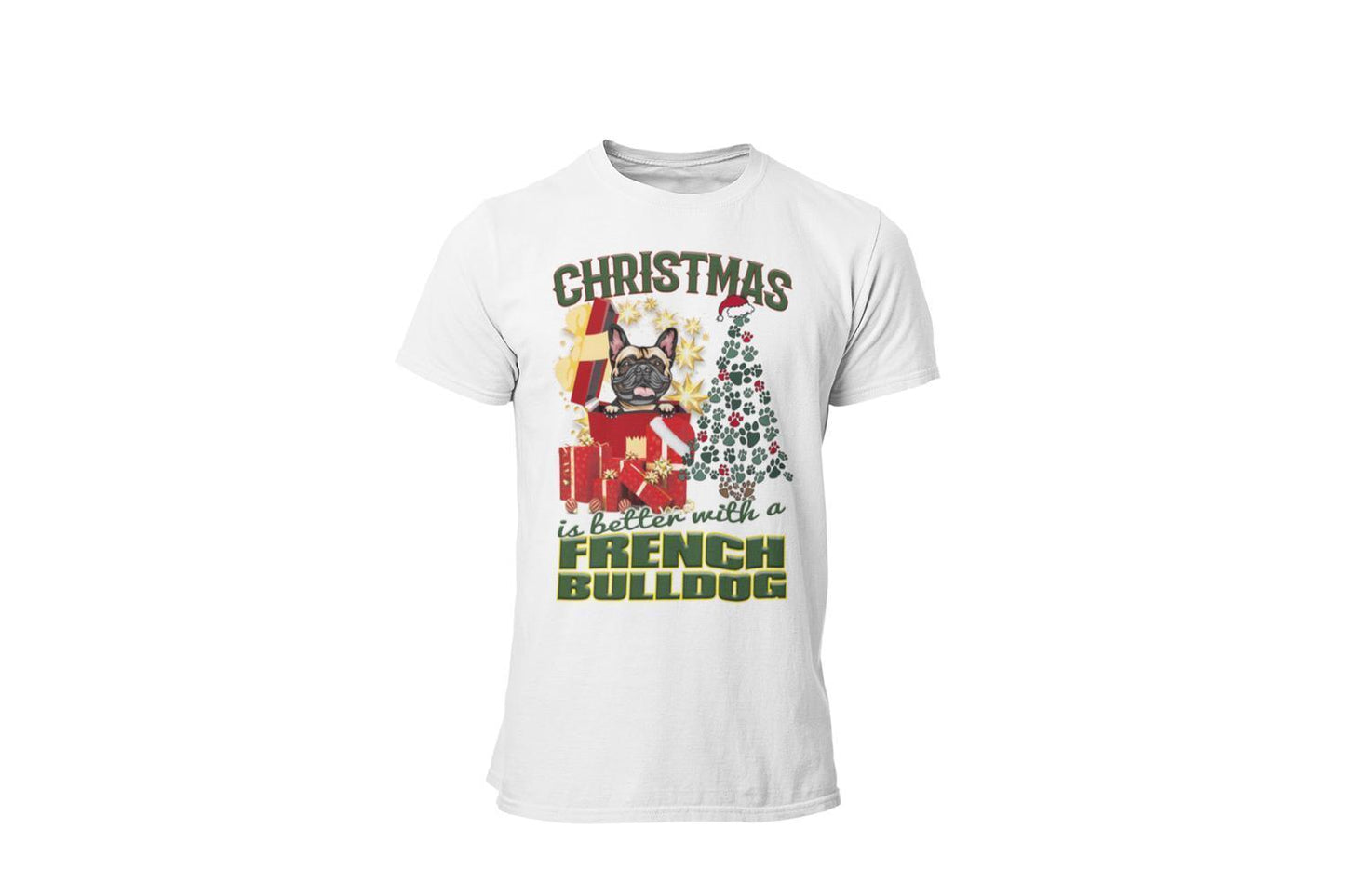 French Bulldog Jul  hund  t-shirt - Highstreet.se