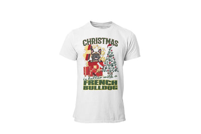 French Bulldog Jul  hund  t-shirt - Highstreet.se