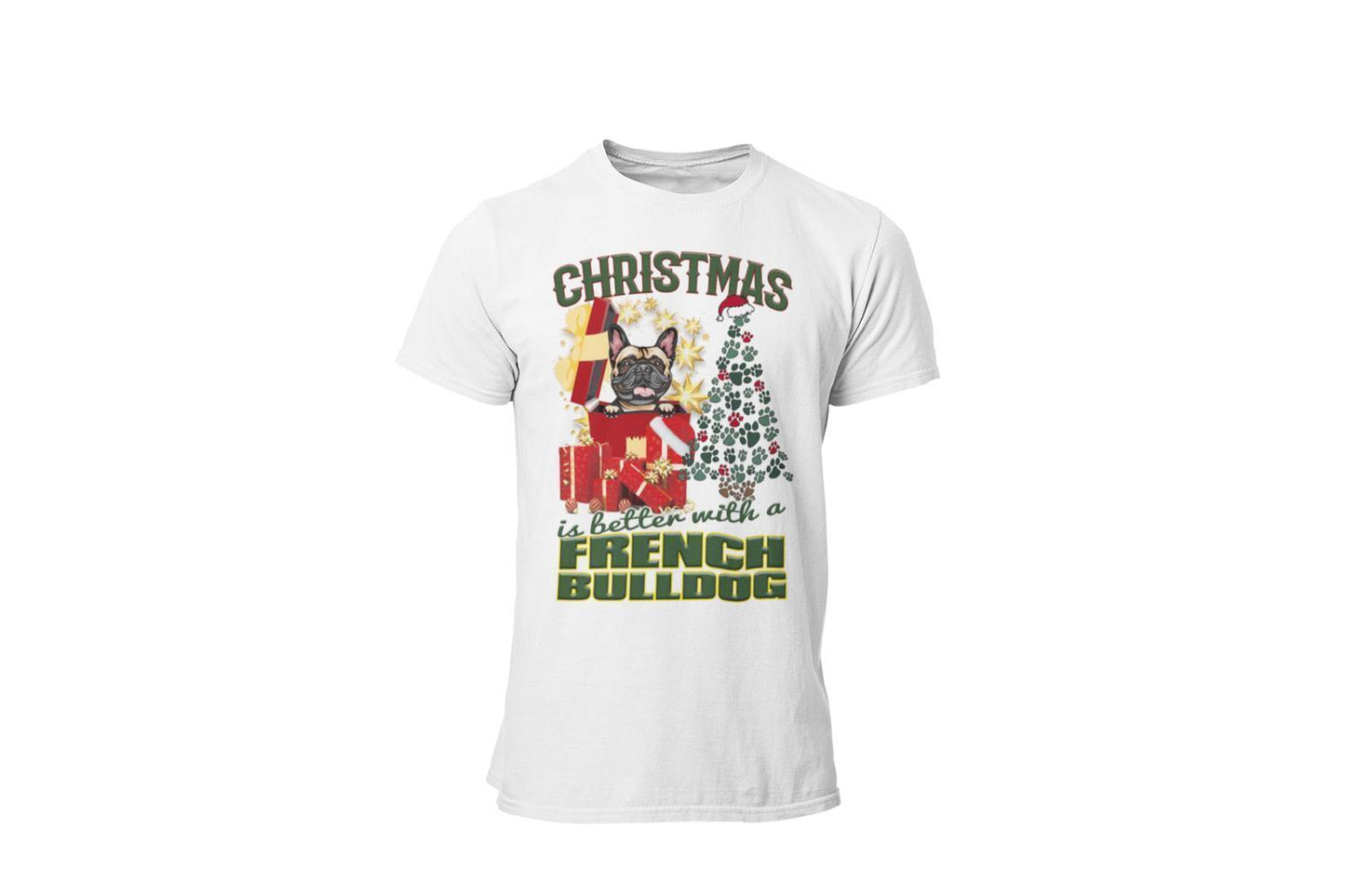 French Bulldog Jul  hund  t-shirt - Highstreet.se